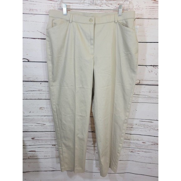 Fashion Bug Pants & Jumpsuits Nwt Fashion Bug Tan Chino Straight